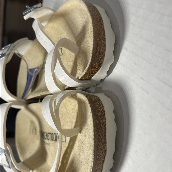 Birkenstock NWOB White Sandals Razon Social White Butterfly Mayari Size 9 / 40 - Picture 4 of 6
